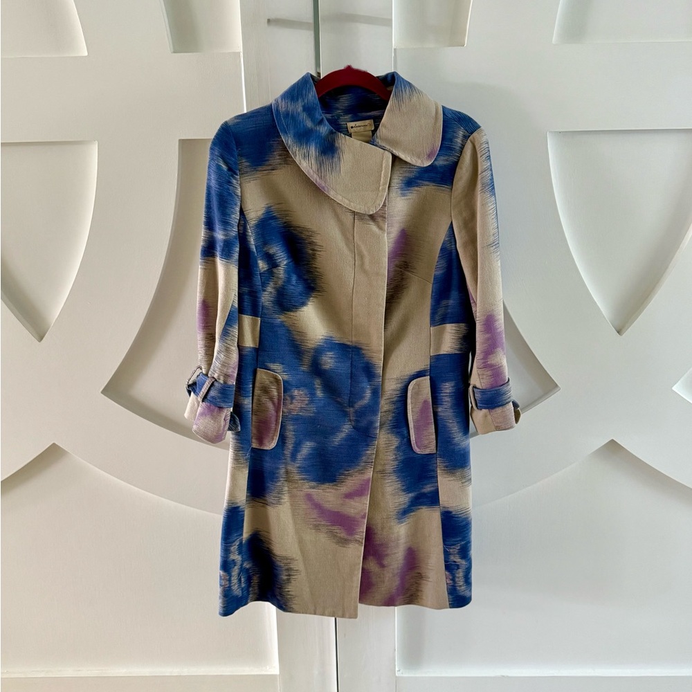 Anthropologie Blue and Purple Coat